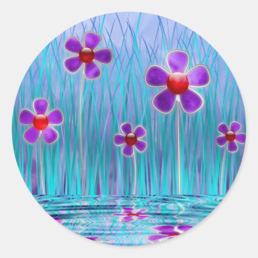 Shy Daisies Stickers (Vorderseite)