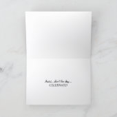 Shy Deer Wildlife Birthday Karte (Innenseite)