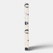 Shy Elephant Pattern Case-Mate iPhone Hülle (Rückseite / Links)