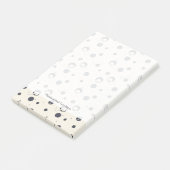 Shy Elephant Pattern Post-it Klebezettel (angewinkelt)