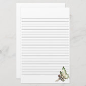 Shy Fairy Lined Stationery Briefpapier (Vorne/Hinten)