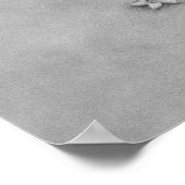 Shy Flower Girl Poster (Ecke)