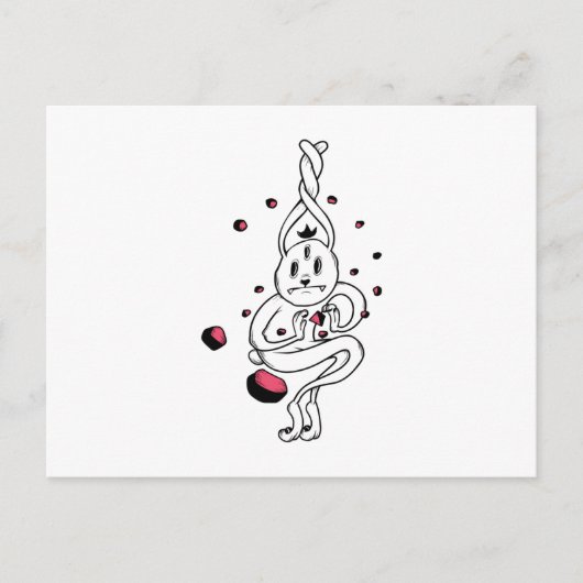 Shy Ghost Postkarte (Vorderseite)