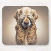 Shy Golden Retriever Mousepad (Vorne)