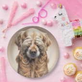 Shy Golden Retriever Pappteller (Party)