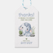 Shy Guy Thank You Tag Geschenkanhänger (Vorderseite)