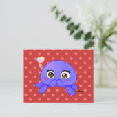 Shy Jellyfish Postkarte (Stehend Vorderseite)
