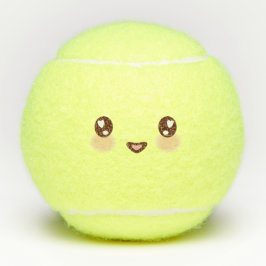 Shy Kawaii Niedlich Emoticon Emoji Tennisbälle
