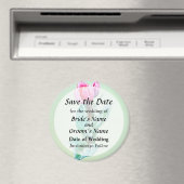 Shy Little Tulip Save the Date Magnet (In Situ (Geschirrspüler))