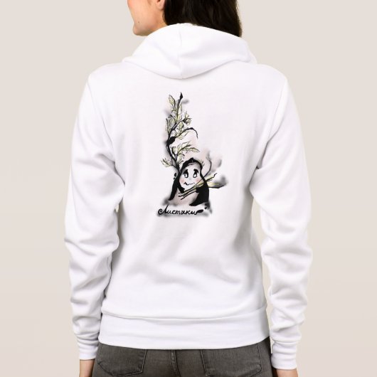 Shy Mr. Leaf Hoodie (Rückseite)
