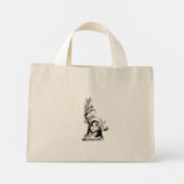 Shy Mr. Leaf Mini Stoffbeutel (Rückseite)