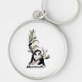 Shy Mr. Leaf Schlüsselanhänger (Vorne)