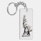 Shy Mr. Leaf Schlüsselanhänger (Vorderseite links)