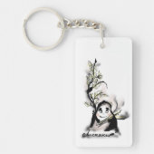 Shy Mr. Leaf Schlüsselanhänger (Vorderseite)