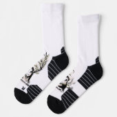 Shy Mr. Leaf Socken (Links)