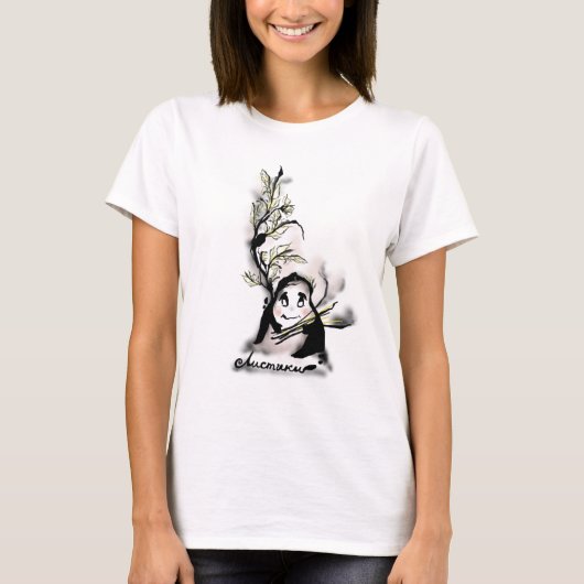 Shy Mr. Leaf T-Shirt (Vorderseite)