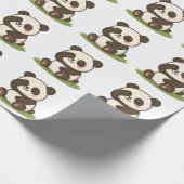 Shy Panda Moment Geschenkpapier (Ecke)