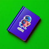 Shy Platypus Personalisiert Vinyl Sticker