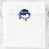 Shy Snowman Holiday Stickers (Tasche)