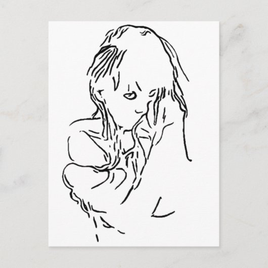 Shy Stuff Postkarte (Vorderseite)