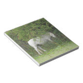 Shy White Horse Notepad Notizblock (angewinkelt)