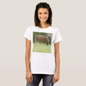 Shy White Horse T Shirt (Vorne ganz)