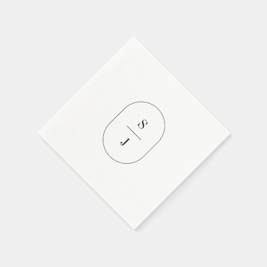 SHYLAH Boho Moderne Minimalistische Extravagante E Serviette (Ecke)