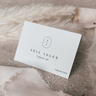 SHYLAH Classic Neutral Unique Wedding Platzkarten Tischnummer