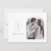 SHYLAH Flat Einzigartiges Minimalistisches Foto Ho Dankeskarte (Vorderseite)