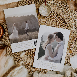 SHYLAH Simple Gold Modern Boho Minimalistisch Wedd Save The Date