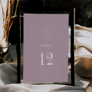 SHYLAH Simple Lilac Moderne Hochzeiten Tischnummer
