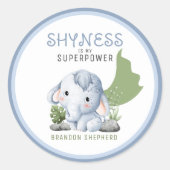 Shyness Is My Superpower Stickers (Vorderseite)