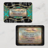 Shyvee Damast-elegantes berufliches Visitenkarte (Vorne/Hinten)