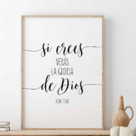 Si Crees Verás La Gloria De Dios, Juli 11:40 Poster