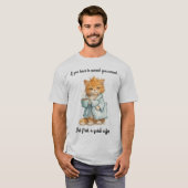Si Hay Que Triunfar Grumpy Orange Cat Unisex T-Shirt (Vorne ganz)