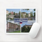 SI Ljubljana Slowenien - Mousepad (Mit Mouse)