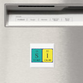 Si periodischer Name Magnet 2 (In Situ (Geschirrspüler))