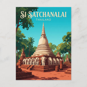 Si Satchanalai Nationalpark Thailand Postkarte