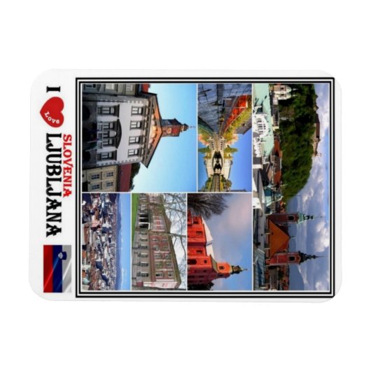 SI Slowenien - Ljubljana - Magnet (Horizontal)