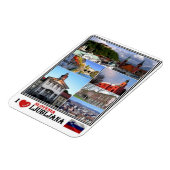SI Slowenien - Ljubljana - Magnet (Linke Seite)