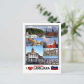 SI Slowenien - Ljubljana - Postkarte (Stehend Vorderseite)