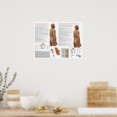 SI TW Meridian Acupuncture Points Poster (Küche)