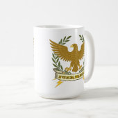 Si Vis Pacem, Para Bellum.. Eagle and lightning  Kaffeetasse (VorderseiteRechts)