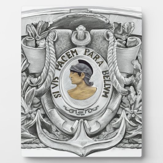 SI VIS PACEM PARA BELLUM FOTOPLATTE (Vorderseite)