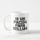Si Vis Pacem Para Bellum Kaffeetasse (Links)