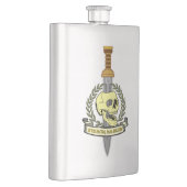 Si Vis Pacem, Para Bellum.. Skull Flachmann (Rechts)