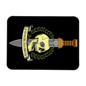 Si Vis Pacem, Para Bellum.. Skull Magnet (Horizontal)