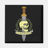 Si Vis Pacem, Para Bellum.. Skull Magnet (Vorne)