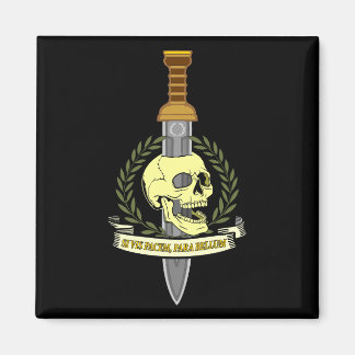 Si Vis Pacem, Para Bellum.. Skull Magnet