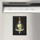 Si Vis Pacem, Para Bellum.. Skull Magnet (In Situ (Geschirrspüler))